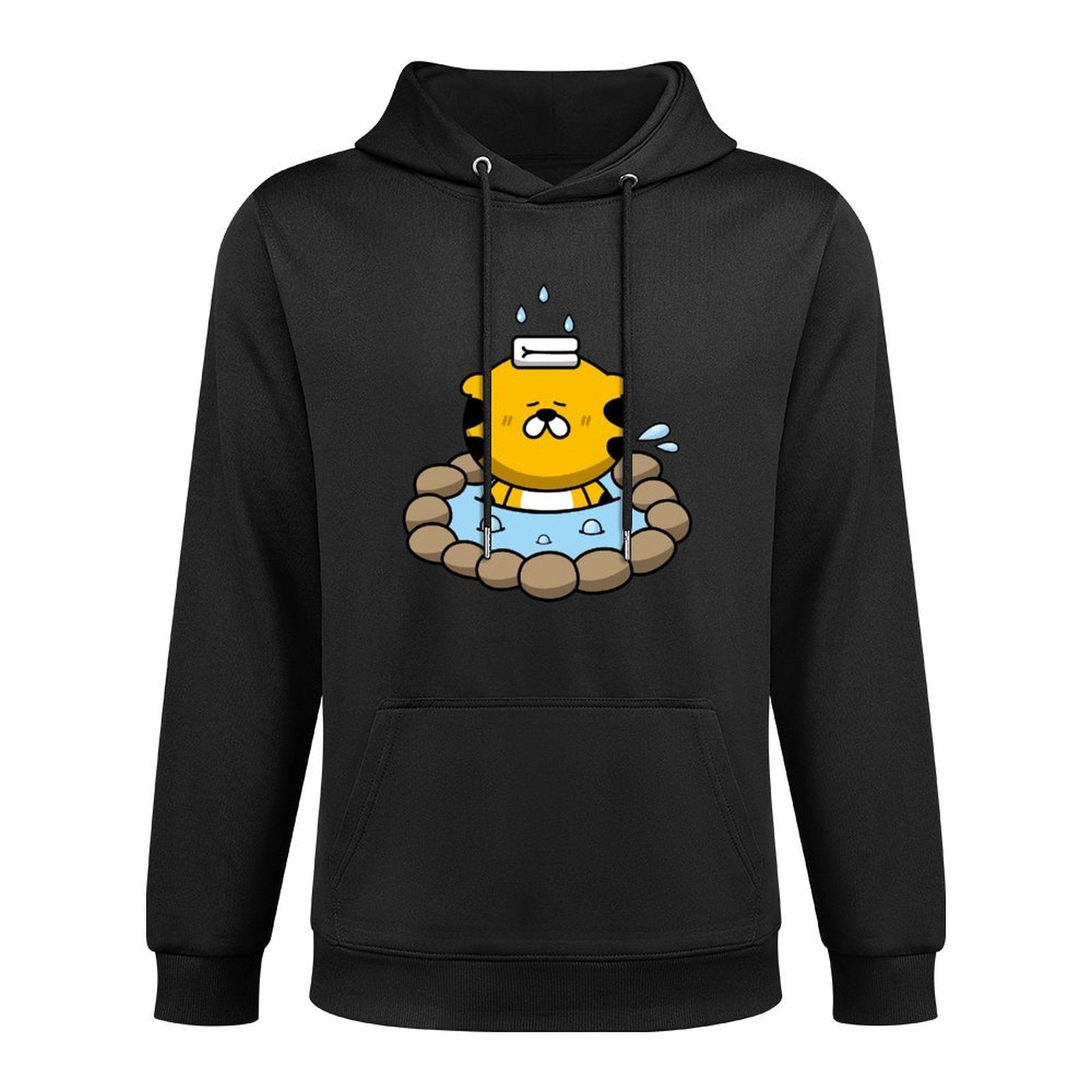 Basic Sleek Front Graphic Hoodies